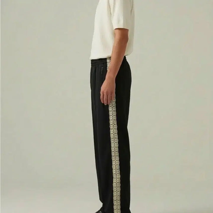 [BUNJANG] Seven Cellar Signature Lace Track Pants / 새상품 ) M 세븐셀라 시그니처 레이스 트랙팬츠