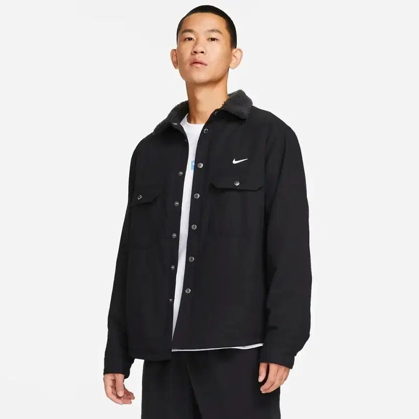 [BUNJANG] Nike SB Skate Padded Flannel Jacket (Black, XL) / (XL) 나이키 SB 스케이트 패딩 플란넬 자켓 블랙