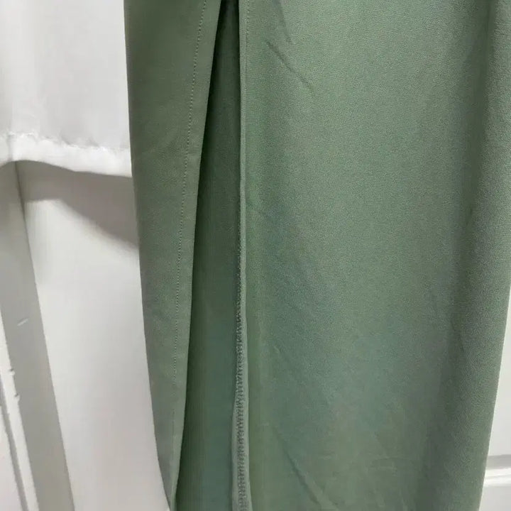 [BUNJANG] H&amp;M Slit Maxi Dress / H&amp;M 끈나시 롱 원피스 카키 슬릿