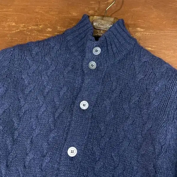 [BUNJANG] Della Ciana Zip-up Knit Cardigan / 델라치아나 집업 니트 100