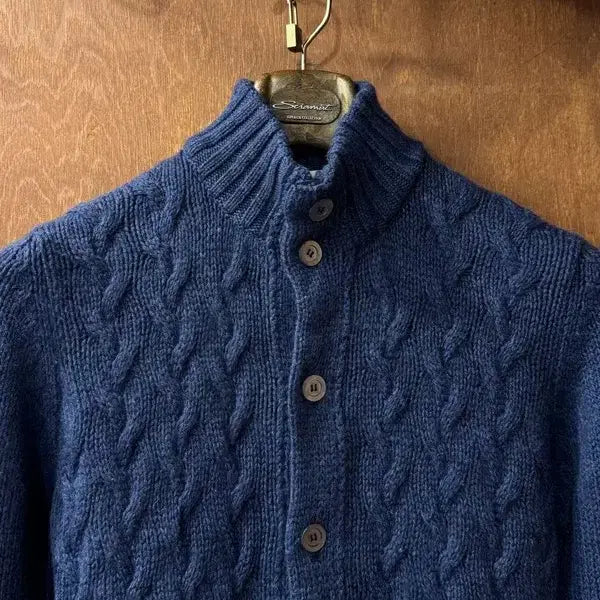 [BUNJANG] Della Ciana Zip-up Knit Cardigan / 델라치아나 집업 니트 100