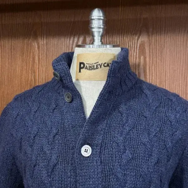 [BUNJANG] Della Ciana Zip-up Knit Cardigan / 델라치아나 집업 니트 100
