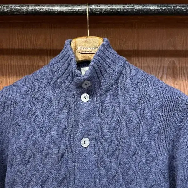 [BUNJANG] Della Ciana Zip-up Knit Cardigan / 델라치아나 집업 니트 100