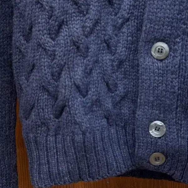 [BUNJANG] Della Ciana Zip-up Knit Cardigan / 델라치아나 집업 니트 100