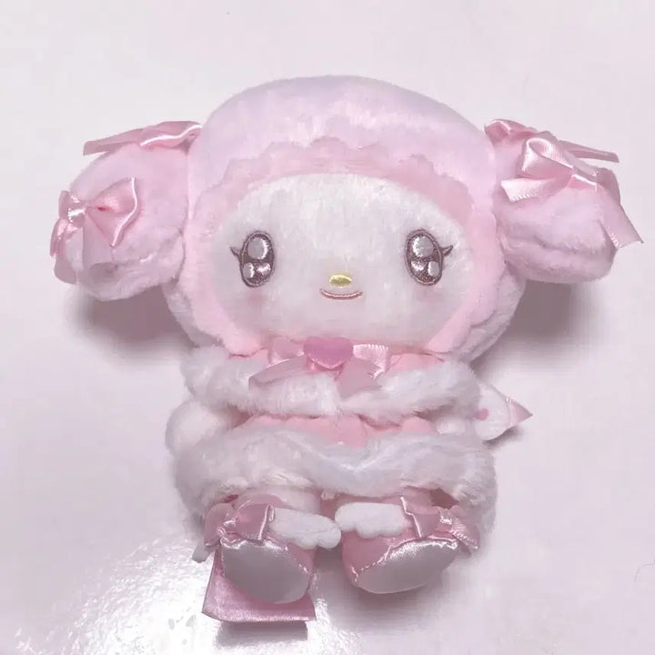 [BUNJANG] Sanrio My Melody Angel Mascot Plush Doll / 산리오 마이멜로디 천사 마스코트 누이 인형