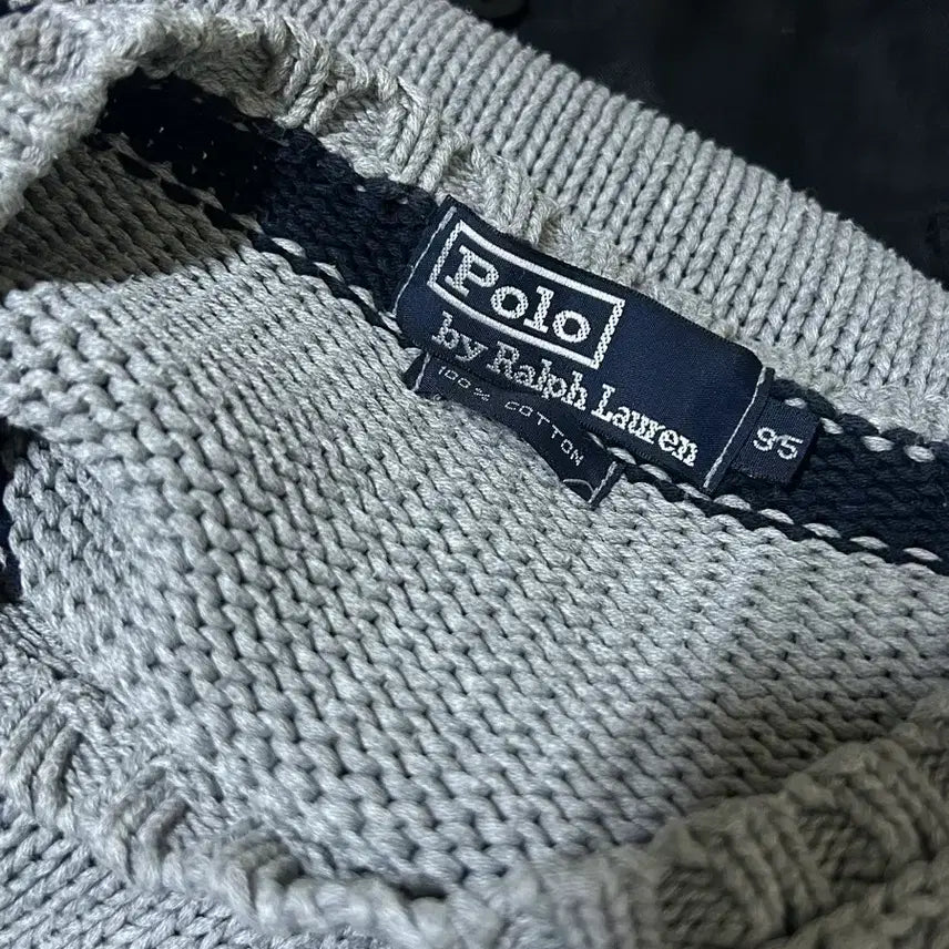 [BUNJANG] Polo Ralph Lauren Striped Knit Sweater / 폴로 랄프로렌 스트라이프 니트