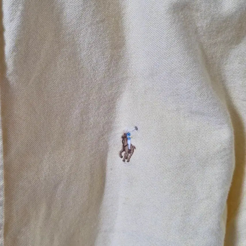 [BUNJANG] Polo Ralph Lauren Yellow Shirt / 폴로 랄프로렌 옐로우 셔츠
