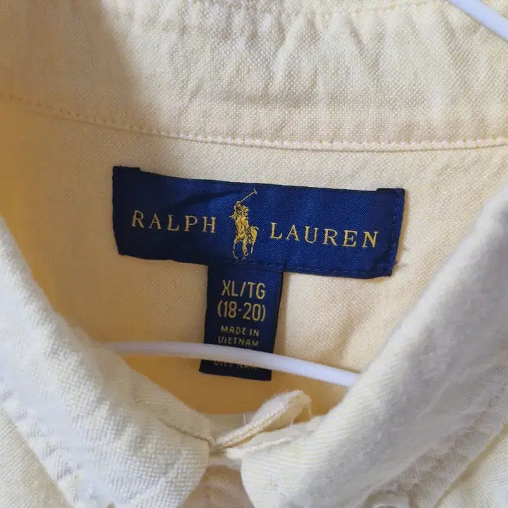 [BUNJANG] Polo Ralph Lauren Yellow Shirt / 폴로 랄프로렌 옐로우 셔츠
