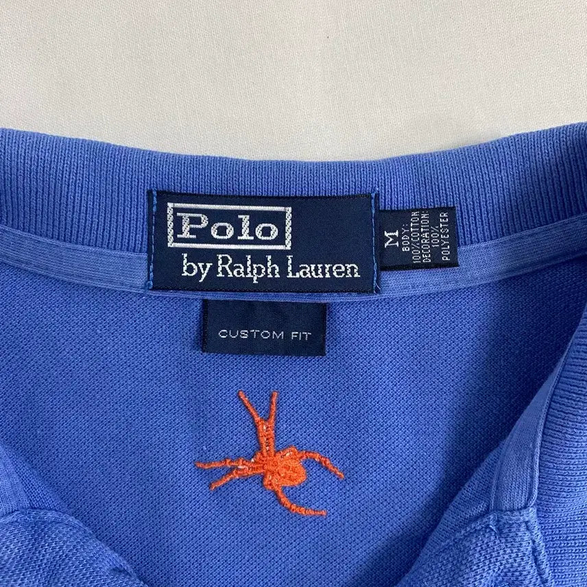 [BUNJANG] Polo Ralph Lauren Spider Embroidery PK Collar T-shirt / 폴로 랄프로렌 스파이더 자수 PK카라 반팔티 M