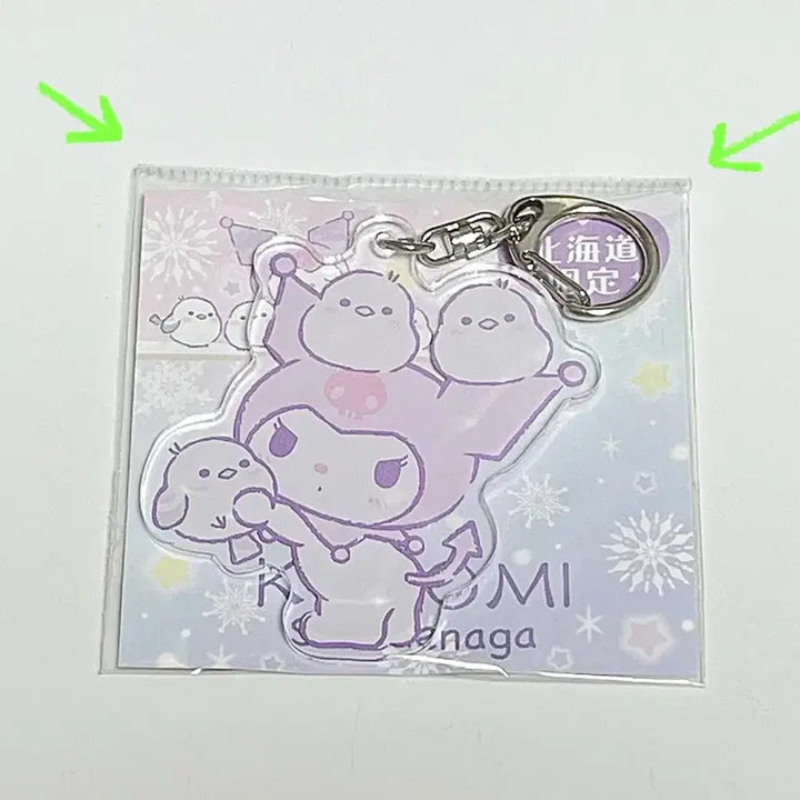 [BUNJANG] Sanrio Kuromi Acrylic Key Holder / 산리오 북해도 한정 쿠로미 아크릴 키홀더