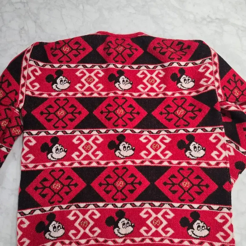 [SOLD OUT] (새상품) 구찌 여성 미키 울 니트 가디건
