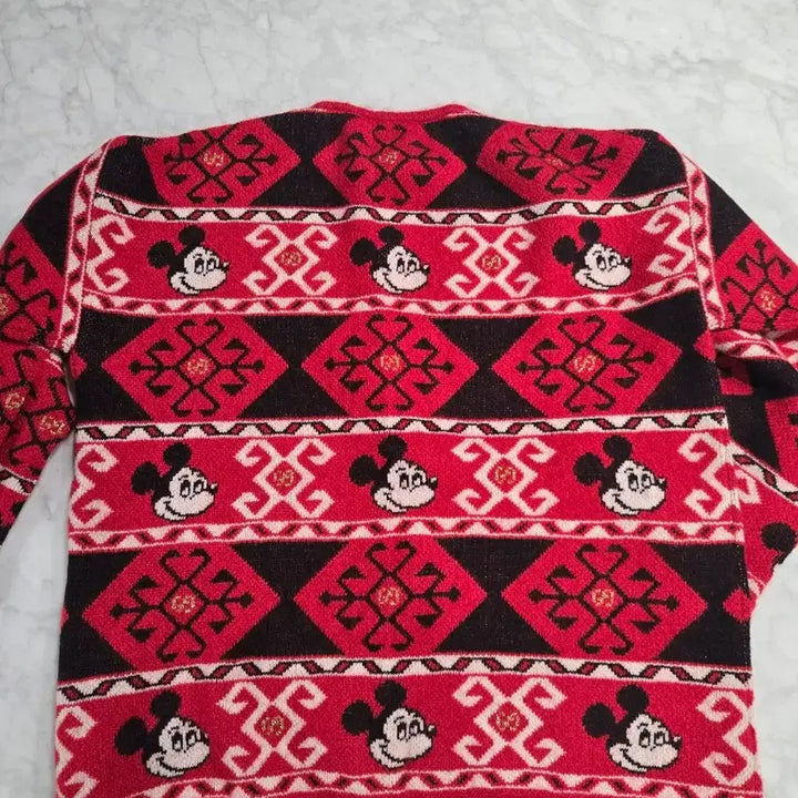 [SOLD OUT] (새상품) 구찌 여성 미키 울 니트 가디건
