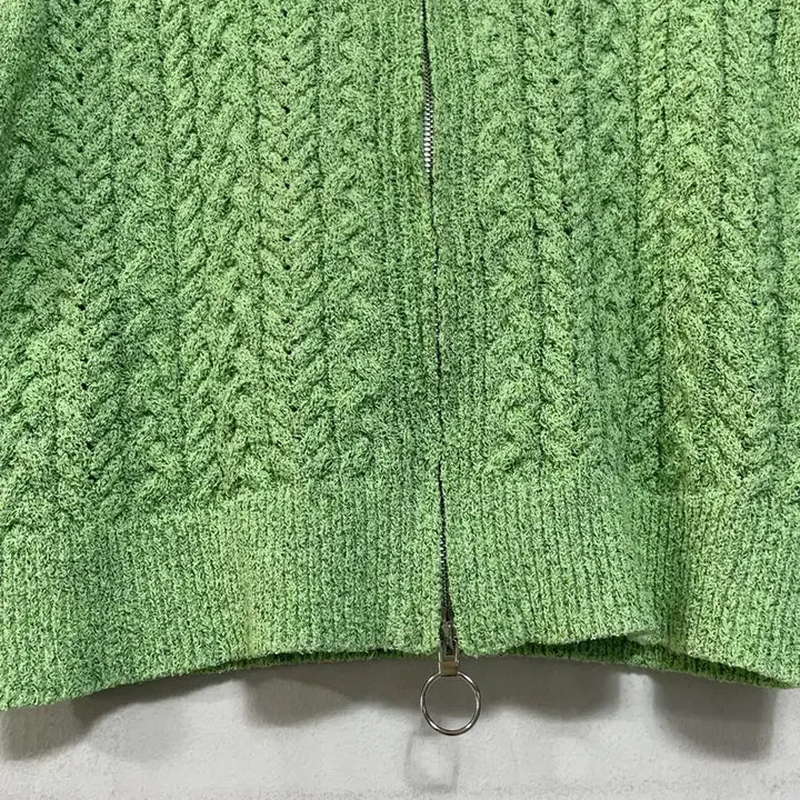 [BUNJANG] 8Seconds Cable Knit Zip-Up Sweater / 특가새)N6235 에잇세컨즈 카라 니트.집업.꽈배기