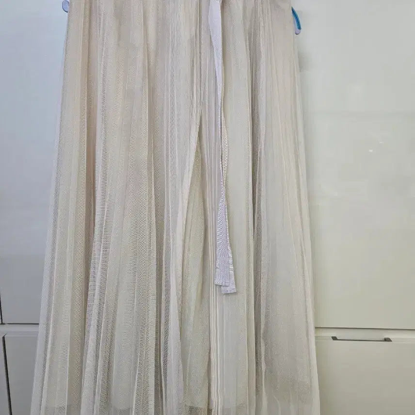[BUNJANG] Ivory Long Tulle Skirt / 아이보리 롱 튜튜 스커트