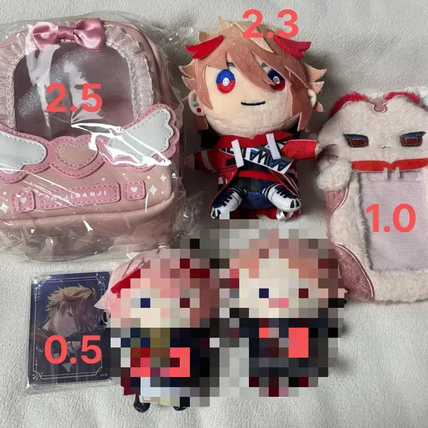 [BUNJANG] Nijisanji Seraph Dazzle Voice Action Plush / 니지산지 볼택션 세라프 누이 파우치 체키 홀더 굿즈