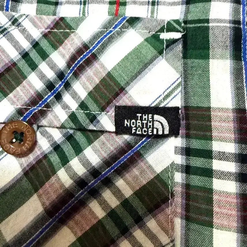 [BUNJANG] The North Face Check Pocket Shirt / [S,90]노스페이스 체크 포켓 셔츠 남방