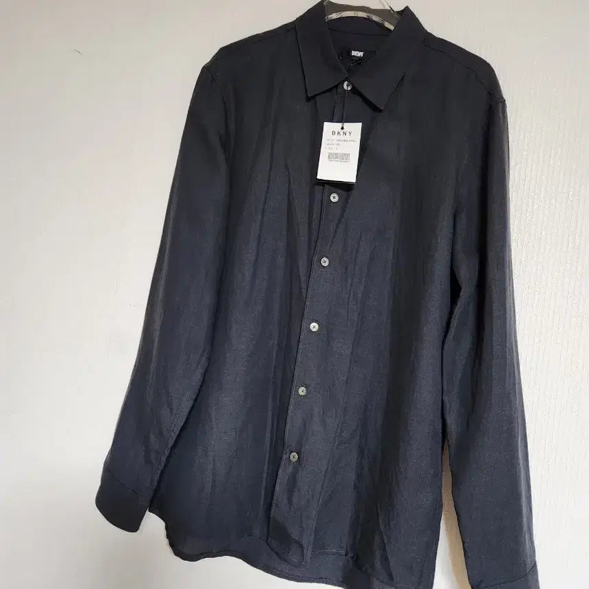 [BUNJANG] DKNY Linen Blend Shirt - Men&