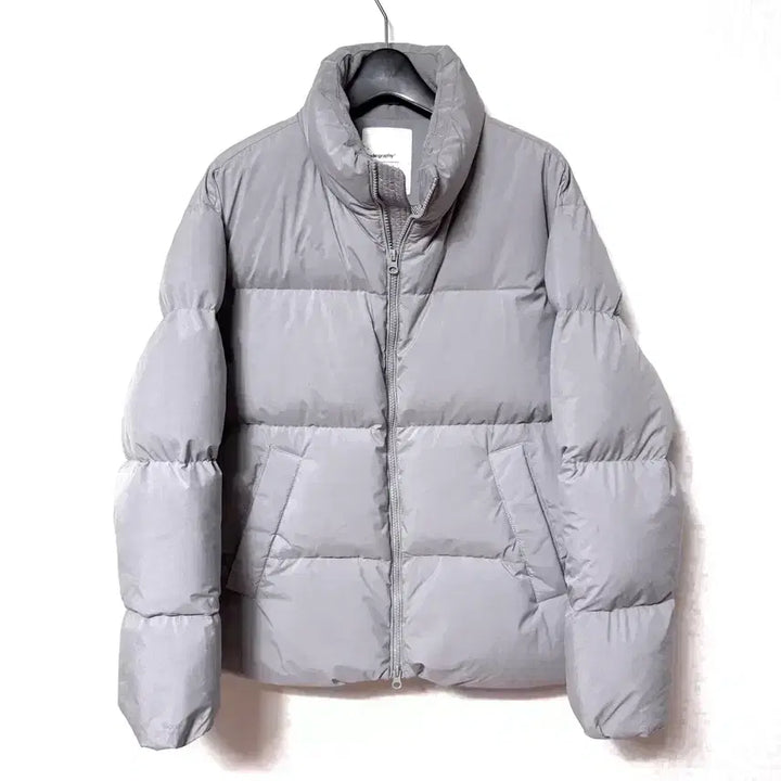 [BUNJANG] Code:Graphy Duck Down Padded Jacket - Gray - Size S / [S,90]코드그라피 패딩 자켓 덕다운 그레이