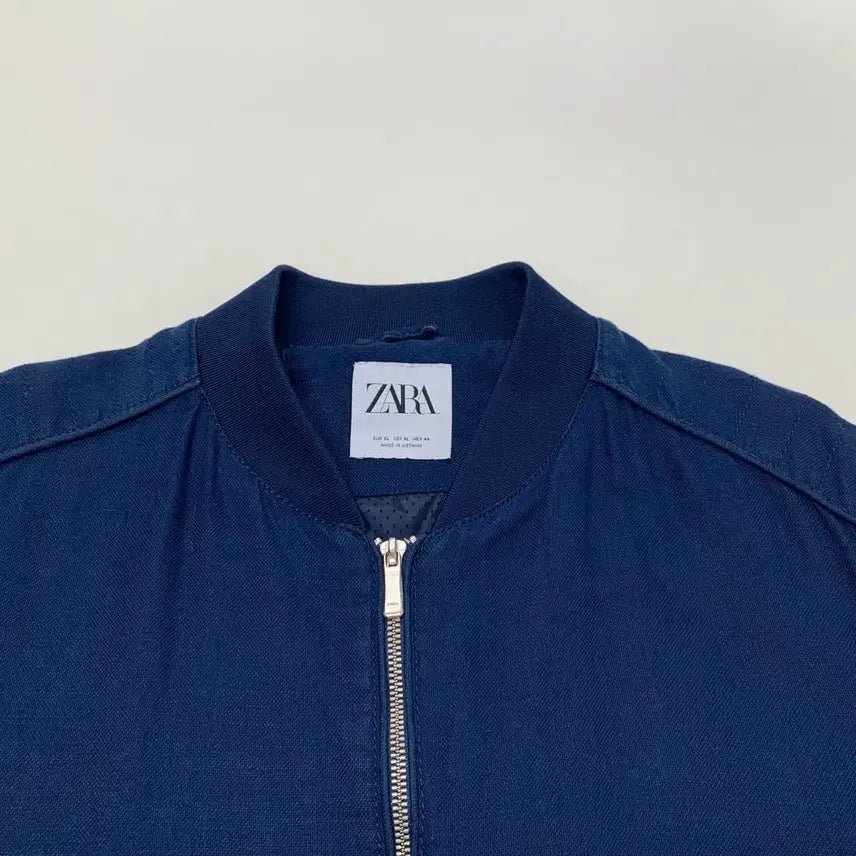 [BUNJANG] ZARA Linen Blouson Jacket (XL) / ZARA 자라 린넨 블루종 자켓 (XL)