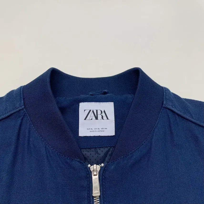 [BUNJANG] ZARA Linen Blouson Jacket (XL) / ZARA 자라 린넨 블루종 자켓 (XL)