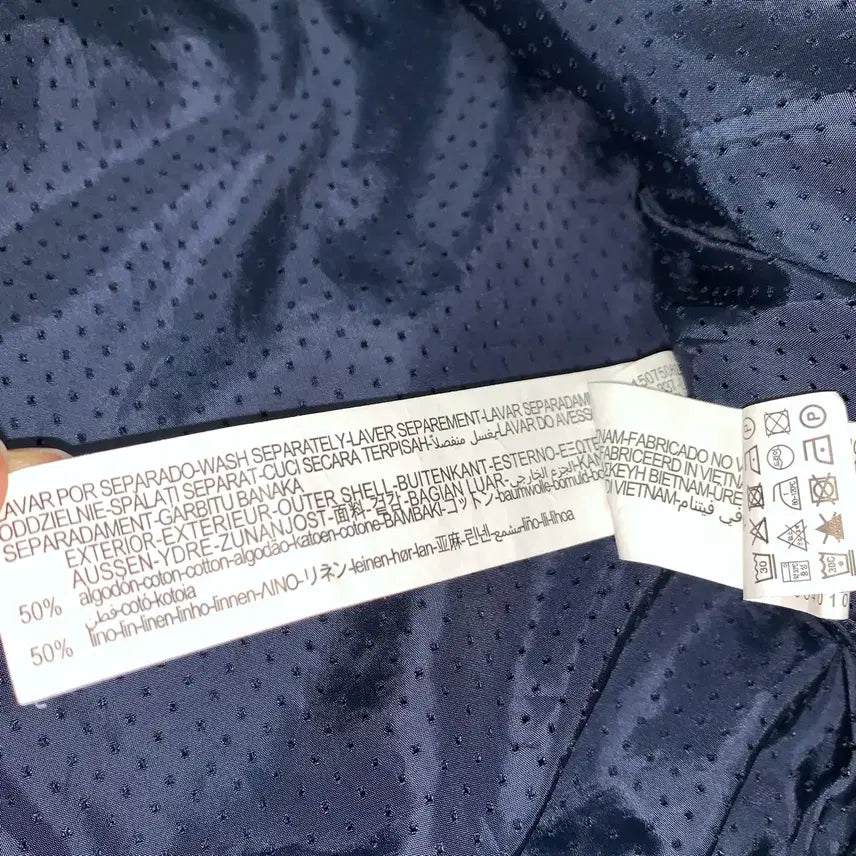 [BUNJANG] ZARA Linen Blouson Jacket (XL) / ZARA 자라 린넨 블루종 자켓 (XL)