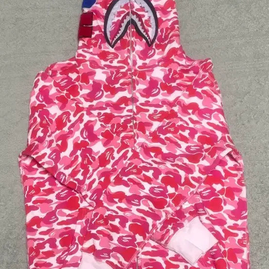 [BUNJANG] BAPE Pink Camo Full-Zip Hoodie XL / 베이프 핑크 카모 후드집업 XL
