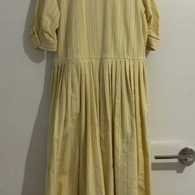 [BUNJANG] EENK Yellow Short Sleeve Dress / EENK 잉크 / 옐로우 반팔 드레스