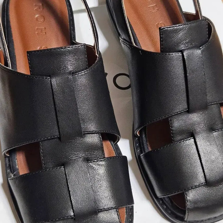 [BUNJANG] Rose Seoul Puzzle Fisherman Sandals Black 235 / 로서울 퍼즐 샌들 블랙 235 피셔맨 샌들 여성샌들