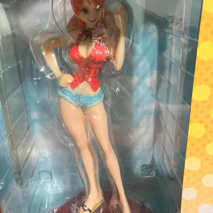 [BUNJANG] One Piece Nami Straw Hat Version Figure / 원피스 POP 나미 밀짚모자 버젼 피규어