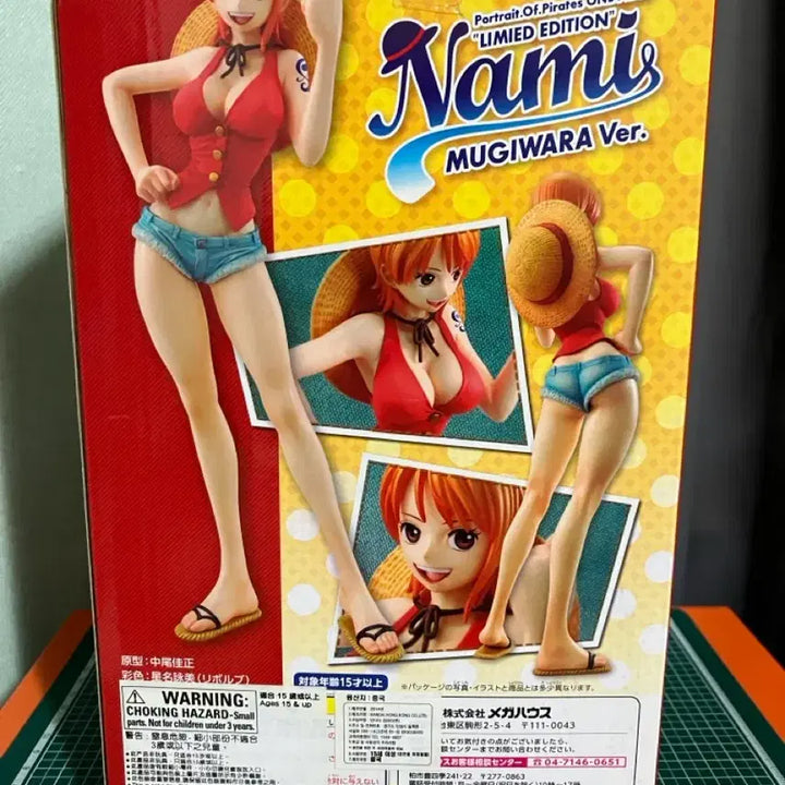 [BUNJANG] One Piece Nami Straw Hat Version Figure / 원피스 POP 나미 밀짚모자 버젼 피규어