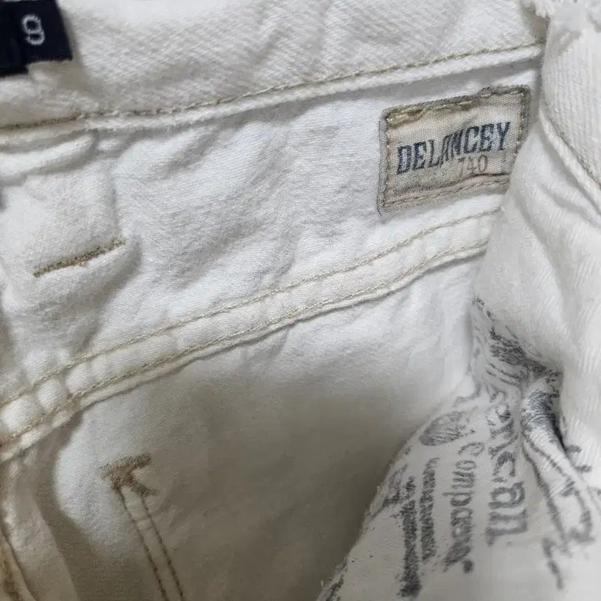 [BUNJANG] Ralph Lauren White Denim Bootcut Pants / 랄프로렌 화이트 데님 부츠컷