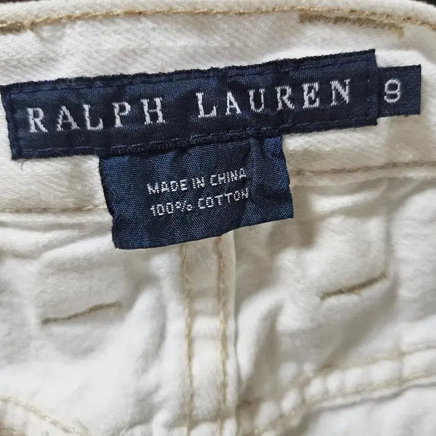 [BUNJANG] Ralph Lauren White Denim Bootcut Pants / 랄프로렌 화이트 데님 부츠컷