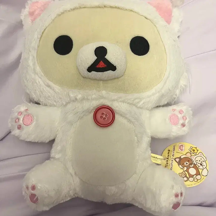 [BUNJANG] Rare Classic Neko Rilakkuma Plush (Medium-Large) / 희귀) 고전 네코 코리락쿠마 인형