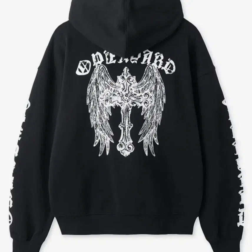 [BUNJANG] OWEY Gothic Cross Hoodie Zip-Up / 오와이 고딕 크로스 후디 집업