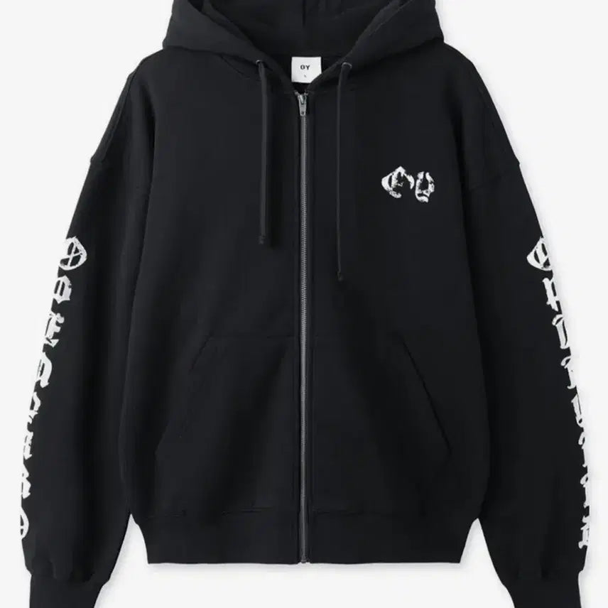 [BUNJANG] OWEY Gothic Cross Hoodie Zip-Up / 오와이 고딕 크로스 후디 집업