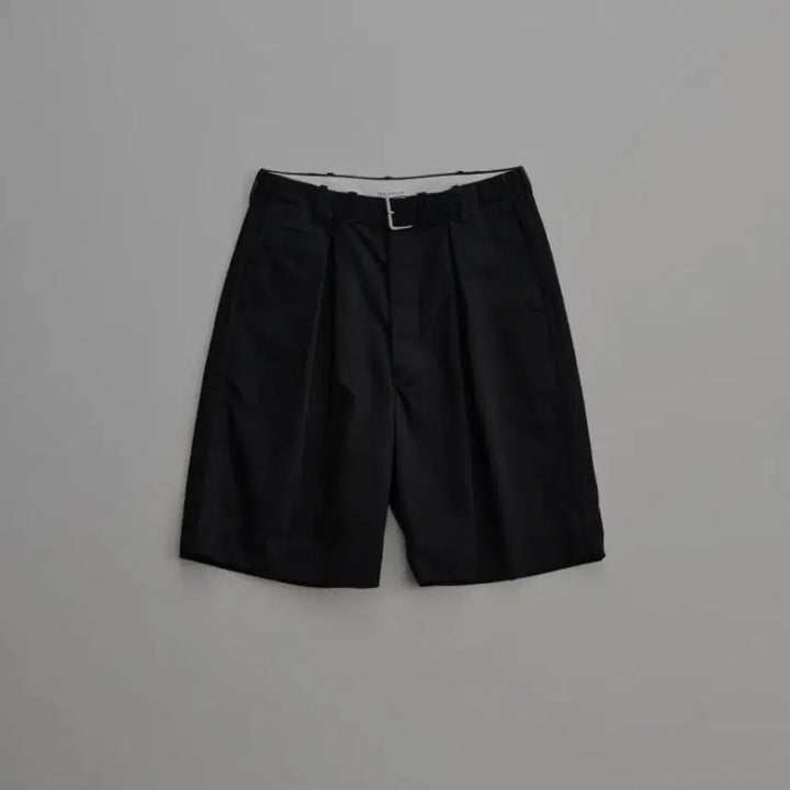 [BUNJANG] NICENESS METHOD 26SS Leather Belt Short Pants (Black, M) / NICENESS 나이스네스 26SS METHOD 블랙 M 새상품