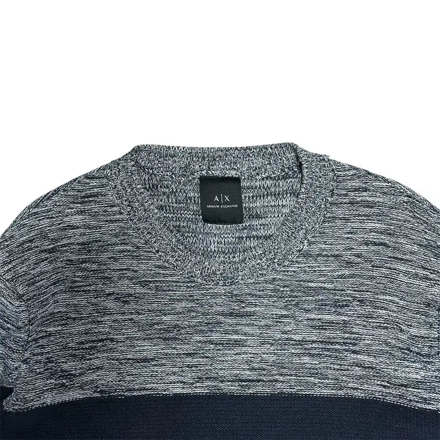 [BUNJANG] Armani Exchange Colorblock Knit Sweater / [XS] 아르마니 익스체인지 배색 니트
