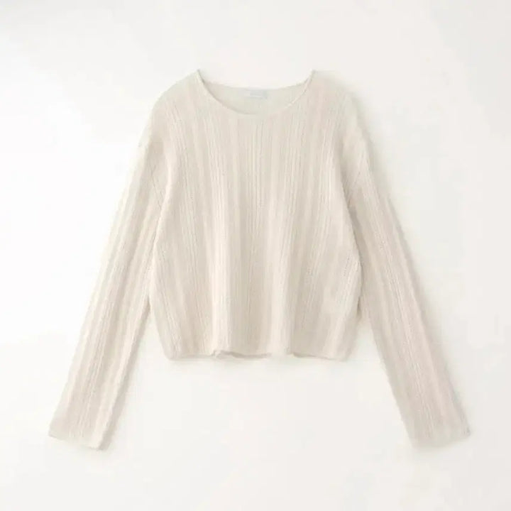 [BUNJANG] Venuet Lily Knit (Cream Beige) / 베뉴엣 릴리 니트 (크림 베이지)