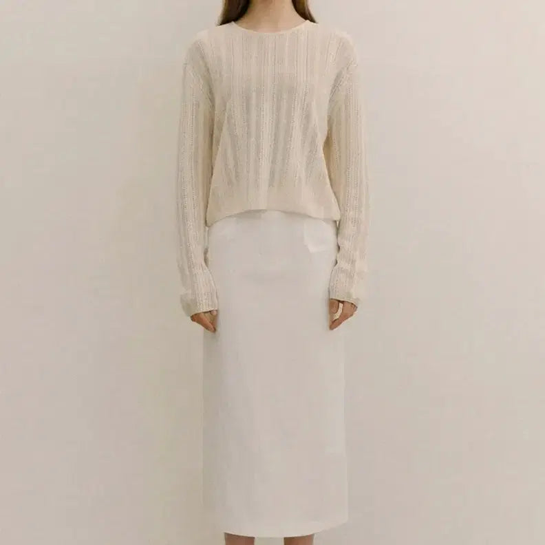 [BUNJANG] Venuet Lily Knit (Cream Beige) / 베뉴엣 릴리 니트 (크림 베이지)