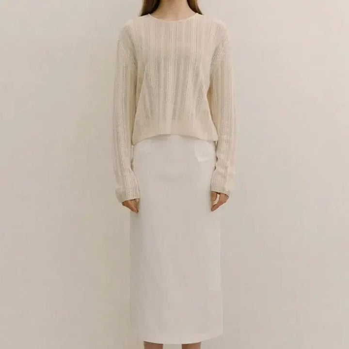 [BUNJANG] Venuet Lily Knit (Cream Beige) / 베뉴엣 릴리 니트 (크림 베이지)