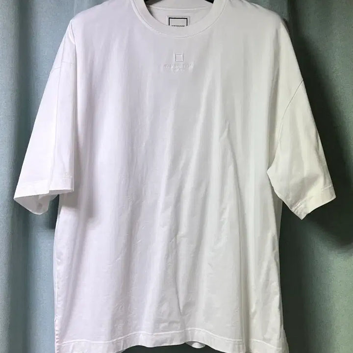 [BUNJANG] WooYoungMi 25FW White Cotton Oversized T-Shirt Size 50 / [50] 연휴기간만 우영미 25FW 화이트 코튼 오버핏 티셔츠