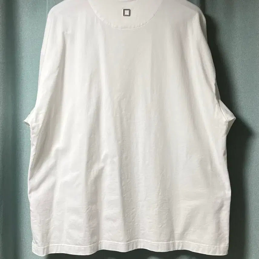 [BUNJANG] WooYoungMi 25FW White Cotton Oversized T-Shirt Size 50 / [50] 연휴기간만 우영미 25FW 화이트 코튼 오버핏 티셔츠