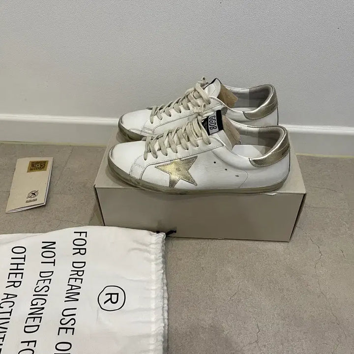 [BUNJANG] Golden Goose Superstar Sneakers White Gold Tab Size 42 / 골든구스 슈퍼스타 화이트 골드탭 스니커즈 42