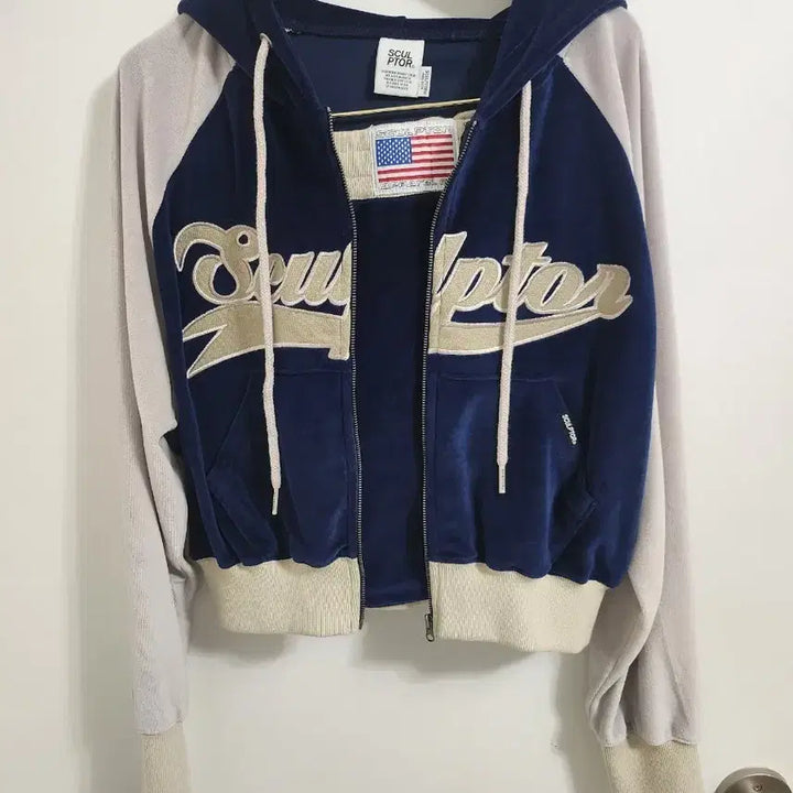 [BUNJANG] Sculptor Velvet Hooded Zip-Up Skirt Set / 스컬프터 벨벳후드집업 스커트세트<새상품>