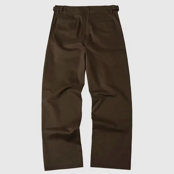 [BUNJANG] ASPESO Officer Chino Pants Brown / 애습 오피서 치노 팬츠 브라운