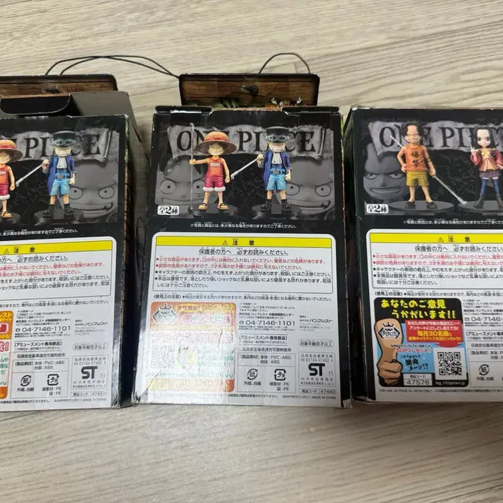 [BUNJANG] One Piece Grandline Children ASL Figure Bundle / [개봉양품/금고] 원피스 그랜드라인 칠드런 ASL 루피 사보 에이스