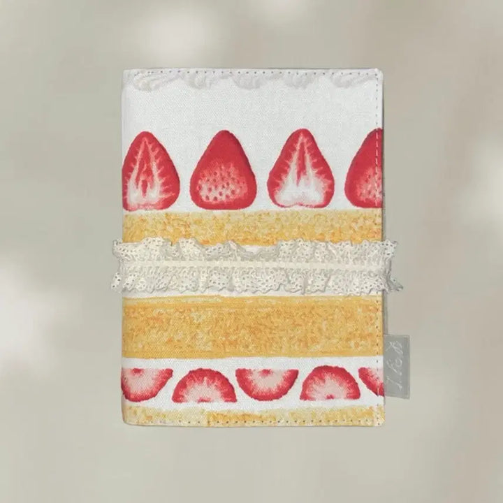 [BUNJANG] Lovey-Dovey Strawberry Shortcake Passport Wallet / 럽유이디엇 딸기쇼트 여권 지갑 케이스 Passport Wallet