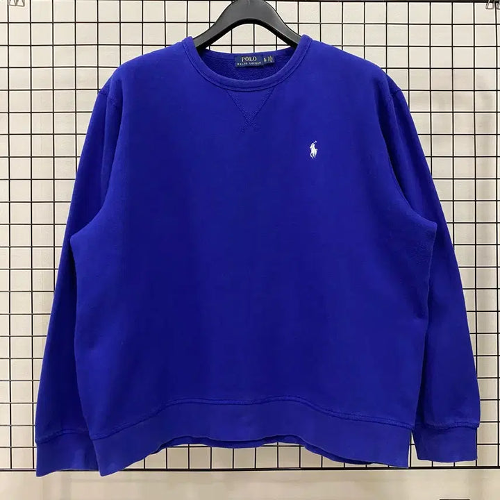 [BUNJANG] Polo Ralph Lauren New Model Sweatshirt Blue 2XL / <2XL> 폴로 랄프로렌 신형 맨투맨 블루