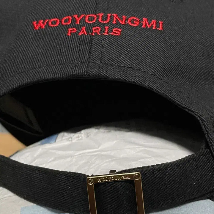 [BUNJANG] Wooyoungmi Paris Ball Cap Black / [F] 우영미 파리 볼캡 블랙