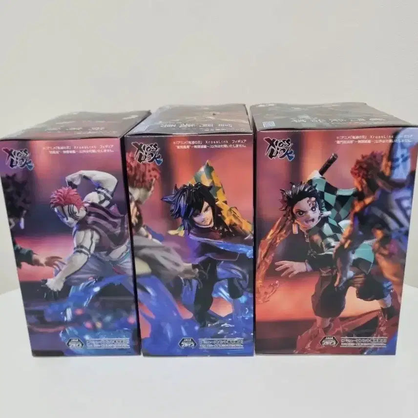 [SOLD OUT] [미개봉]세가 귀멸의칼날 무한성 크로스링크 기유 탄지로 아카자 피규어